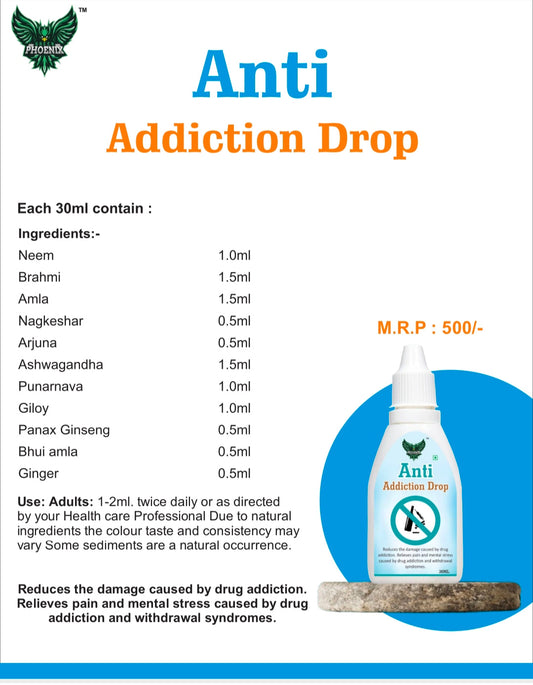 Anti Addiction Drop